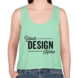 Canada - Bella + Canvas Women's Flowy Crop Tank - Color: Mint