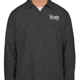 Canada - Red Kap® Long Sleeve Industrial Work Shirt - Color: Navy
