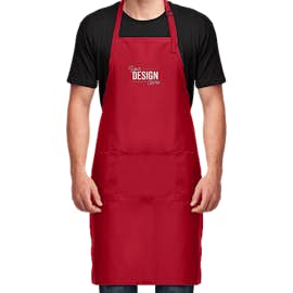 Port Authority Stain Release Extra Long Full Length Apron - Color: Red