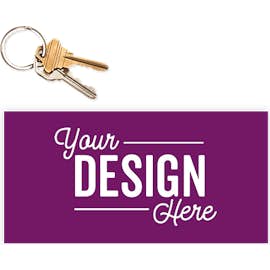 7.5 in. x 3.75 in. Rectangular Bumper Sticker - Color: Plum