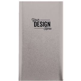 Laser Engraved Sleek Aluminum 4,000 mAh Power Bank - Color: Gray
