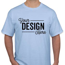 Canada - Gildan 100% Cotton T-shirt - Color: Light Blue