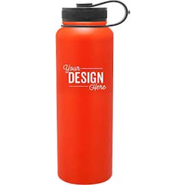 40 oz. h2go Venture Copper Vacuum Insulated Water Bottle - Color: Orange