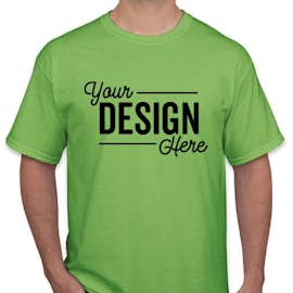 Canada - Gildan 100% Cotton T-shirt - Color: Lime