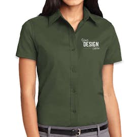 Port Authority Women's Short Sleeve Easy Care Shirt - Color: Clover Green