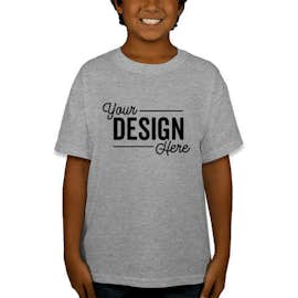 Canada - Gildan Youth DryBlend 50/50 T-shirt - Color: Sports Grey
