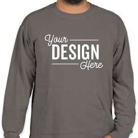 Comfort Colors French Terry Crewneck Sweatshirt - Color: Pepper