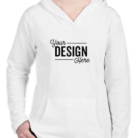 Anvil Women's French Terry Pullover Hoodie - Color: White