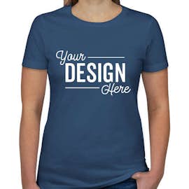 Next Level Women's Slim Fit Jersey T-shirt - Color: Cool Blue