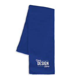 Sportsman Solid Knit Scarf - Color: Royal