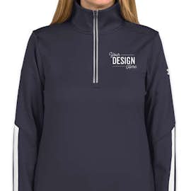Under Armour Women's Qualifier Performance Quarter Zip - Color: Midnight Navy / White