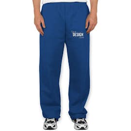 Jerzees Open Bottom Sweatpants - Color: Royal
