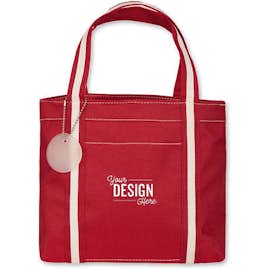 Piccolo Mini Tote - Color: Red / Natural