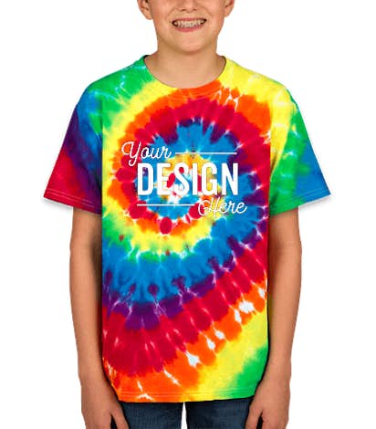 Custom Dyenomite Youth 100 Cotton Rainbow Tie Dye T Shirt Design All T Shirts Online At Customink Com,Single Story Small Office Building Designs