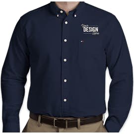 Tommy Hilfiger New England Solid Oxford Shirt - Color: Navy