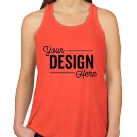 Canada - Bella + Canvas Women's Flowy Racerback Tank - Color: Coral