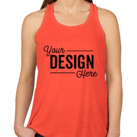 Canada - Bella + Canvas Women's Flowy Racerback Tank - Color: Coral