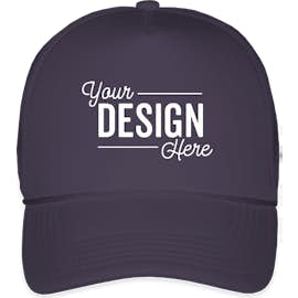 Valucap Foam/Mesh Trucker Hat - Color: Navy / Navy