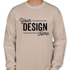 Canada - Gildan Ultra Cotton Long Sleeve T-shirt - Color: Sand