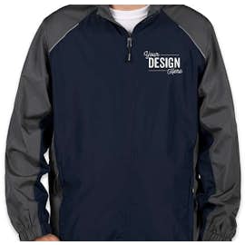 Core 365 Colorblock Lightweight Full Zip Jacket - Color: Classic Navy / Carbon