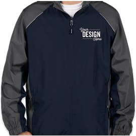 Core 365 Colorblock Lightweight Full Zip Jacket - Color: Classic Navy / Carbon