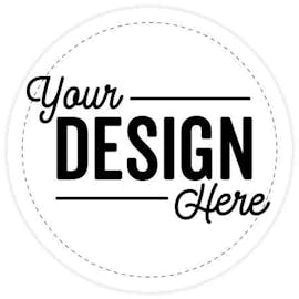 Full Color 2.5 in. Circle Magnet - Color: White