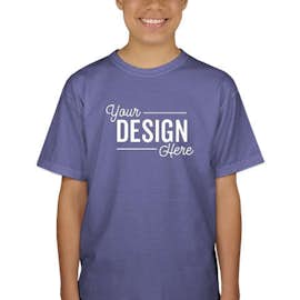 Canada - Gildan Youth 100% Cotton T-shirt - Color: Violet