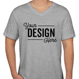 Canada - Bella + Canvas Jersey V-Neck T-shirt - Color: Athletic Heather