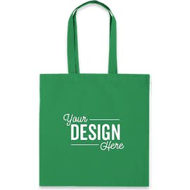 Lightweight 100% Cotton Tote - Color: Kelly