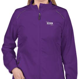 Core 365 Women's Lightweight Full Zip Jacket - Color: Campus Purple