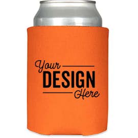Full Color Photo Can Cooler - Color: Orange