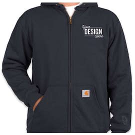 Carhartt Water Resistant Thermal Lined Zip Hoodie - Color: Navy