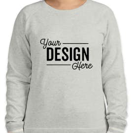 J. America Women's Varsity Crewneck Sweatshirt - Color: Ash
