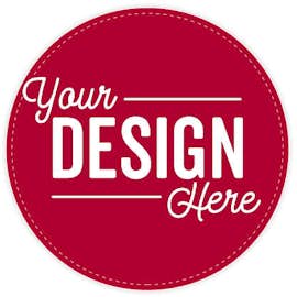 One Way Shopping 12" Circle Floor Decal - Color: Cardinal