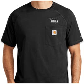 Carhartt Force Cotton Pocket T-shirt - Color: Black