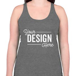 Bella + Canvas Women's Tri-Blend Racerback Tank - Color: Grey Tri-Blend