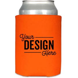 Foldable Can Cooler - Color: Orange