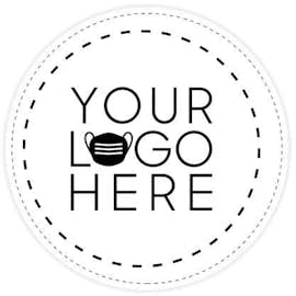Customized Full Color 12" Circle Floor Decal - Color: White