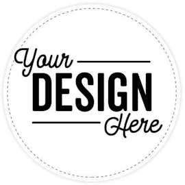 Thank You For Social Distancing 12" Circle Floor Decal - Color: White