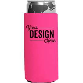 Slim Can Cooler - Color: Neon Pink