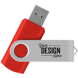 Rotate USB Flash Drive 4GB - Color: Red