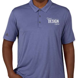 Adidas Heather Performance Polo - Color: Collegiate Royal Heather