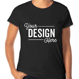 Anvil Women's Jersey T-shirt - Color: Black