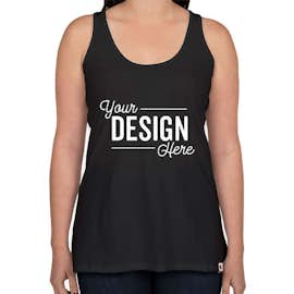 Champion Authentic Women's Tri-Blend Swing Racerback Tank - Color: Black