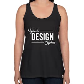 Champion Authentic Women's Tri-Blend Swing Racerback Tank - Color: Black