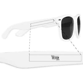 Matte Malibu Sunglasses - Color: White