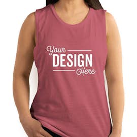 Next Level Women's Slim Fit Festival Muscle Tank - Color: Smoked Paprika
