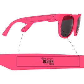 Solid Promotional Sunglasses - Color: Pink / Pink