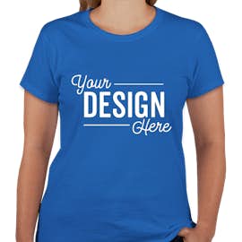 Canada - Gildan Women's 100% Cotton T-shirt - Color: Royal