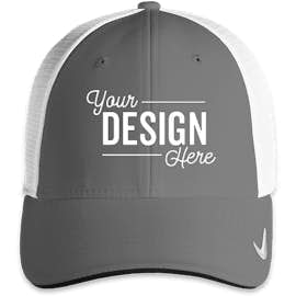 Nike Dri-FIT Mesh Back Hat - Color: Cool Grey / White